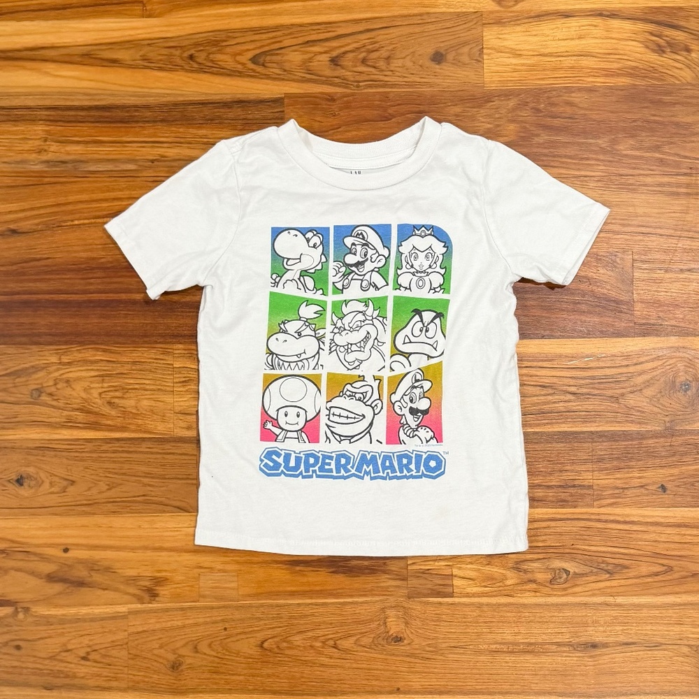 Gap Kids Super Mario Character Tee Size XS (4/5)
